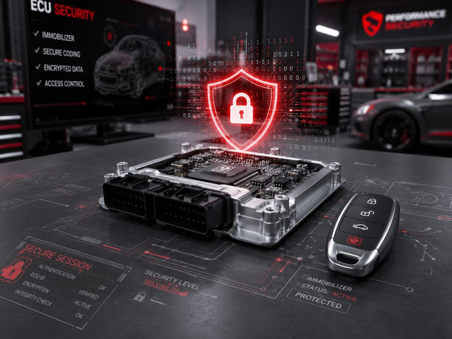 Vehicle Security Code Calculation PIN, CS, ISN